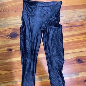 Spanx moto leggings
